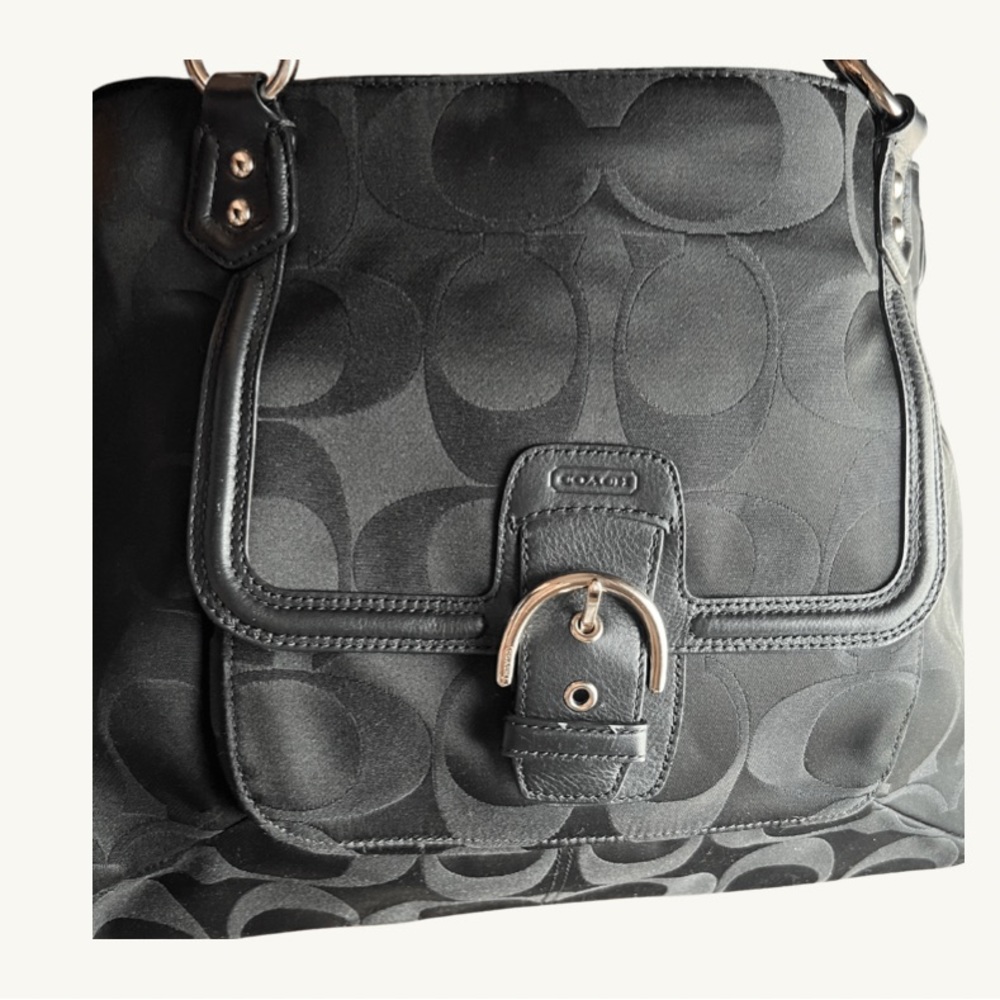 Coach F25290 Campbell Signature Izzy Satchel Purse Laptop Bag - Picture 3 of 9